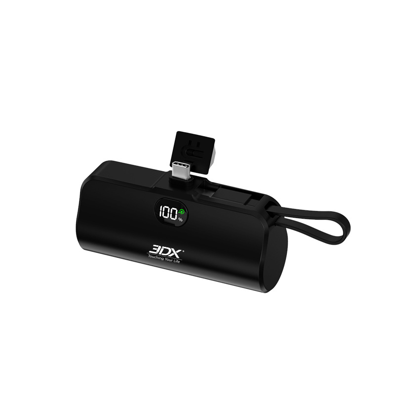 Three-in-one tail plug capsule power bank